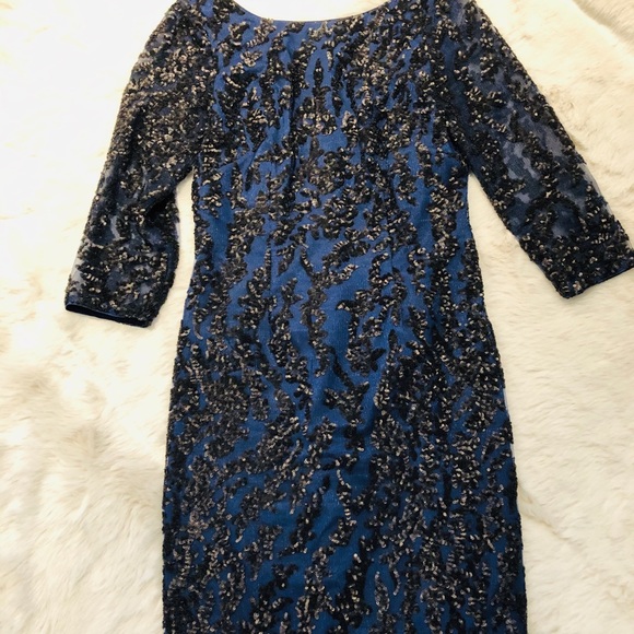 Aidan Marrox classic black mess and sequins dress - Picture 3 of 8